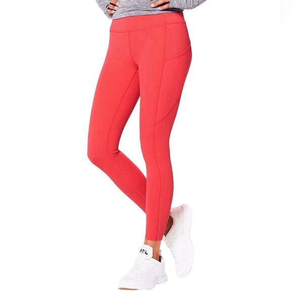 Lululemon Fast & Free 7/8 Leggings Orange 6 - Picture 1 of 9